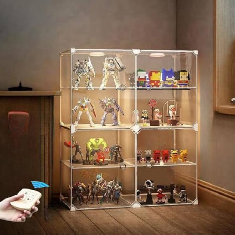 クリア飾り棚 Amazon | ドールボックス、コレクションボックス、ドールボックス